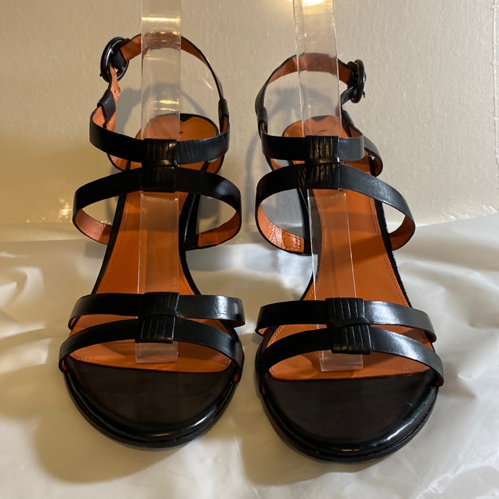 Elegant Black Strappy Sandals